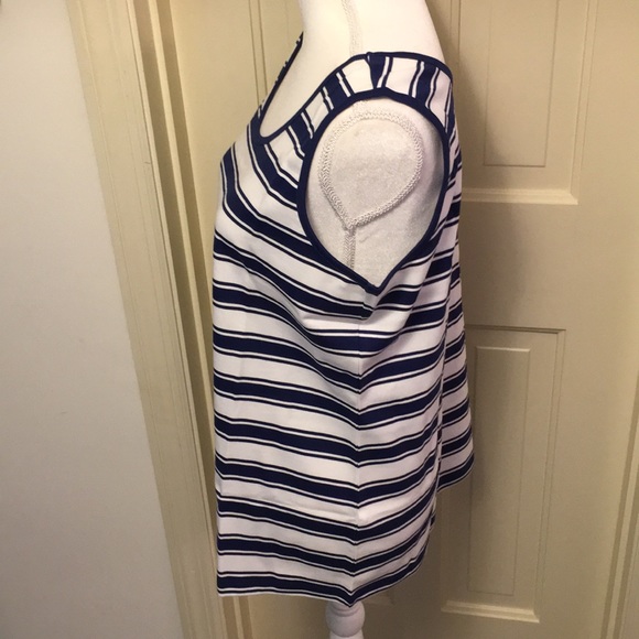 Lands’ End Stripe Tank Top NWT - Picture 7 of 8